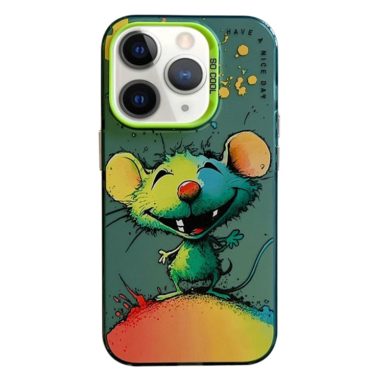 Animal Pattern Oil Painting Series PC + TPU Phone Case, For iPhone 11 Pro Max