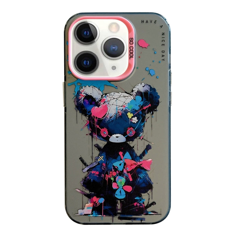 Animal Pattern Oil Painting Series PC + TPU Phone Case, For iPhone 11 Pro Max