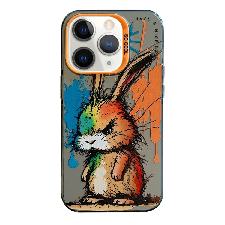 Animal Pattern Oil Painting Series PC + TPU Phone Case, For iPhone 11 Pro Max