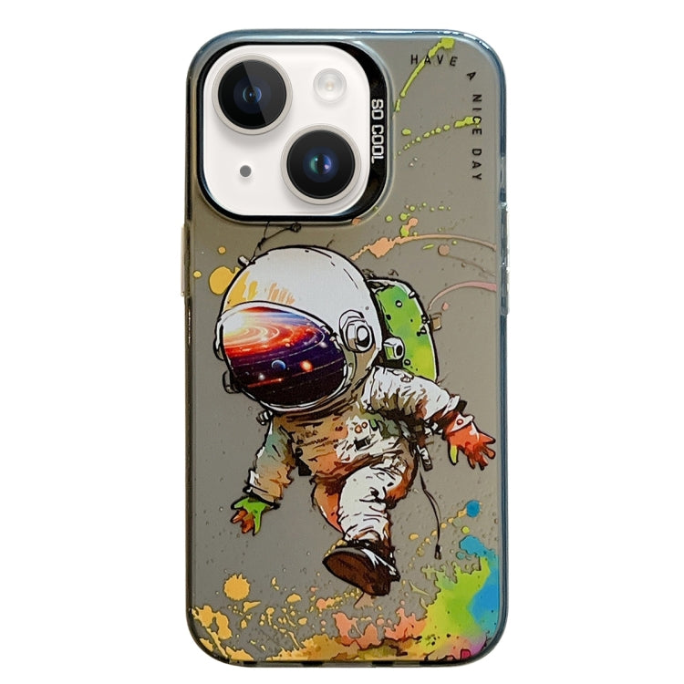 Animal Pattern Oil Painting Series PC + TPU Phone Case, For iPhone 14 Plus