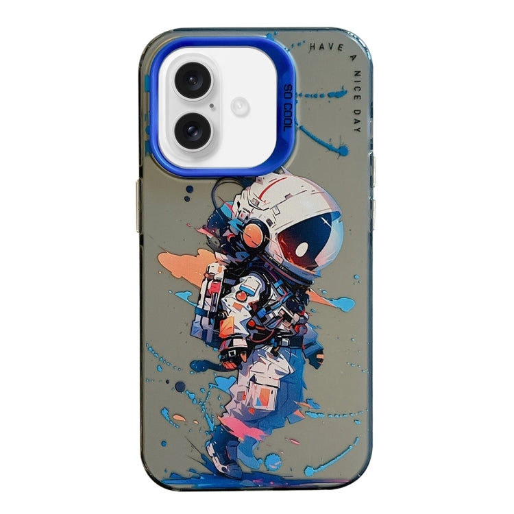 Animal Pattern Oil Painting Series PC + TPU Phone Case, For iPhone 16