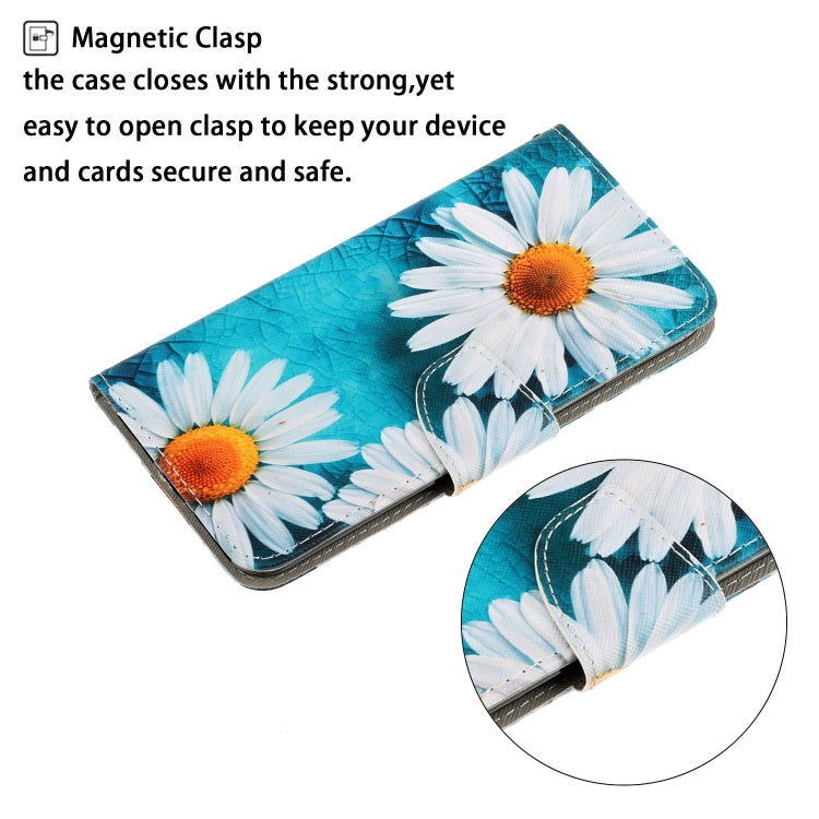 3D Colored Drawing Flip Leather Phone Case, For iPhone 15 Pro Max