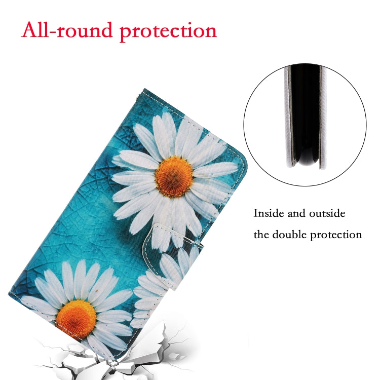 3D Colored Drawing Flip Leather Phone Case, For iPhone 15 Pro Max