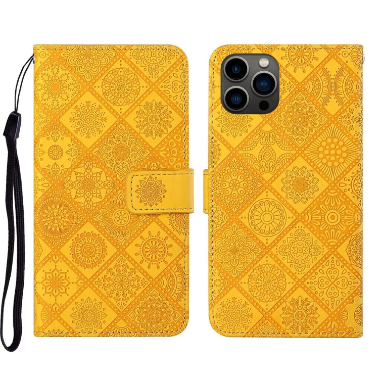 Ethnic Style Embossed Pattern Leather Phone Case, For iPhone 15 Pro Max, For iPhone 15 Pro, For iPhone 15 Plus, For iPhone 15