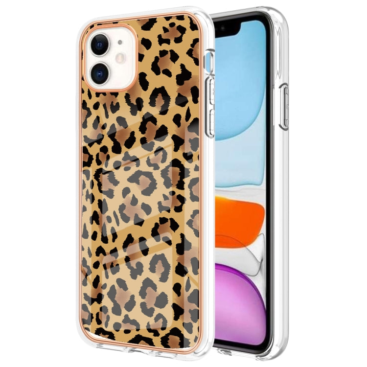 Electroplating Marble Dual-side IMD Phone Case, For iPhone 11