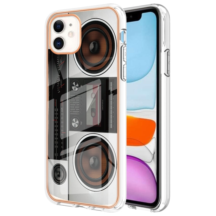 Electroplating Marble Dual-side IMD Phone Case, For iPhone 11