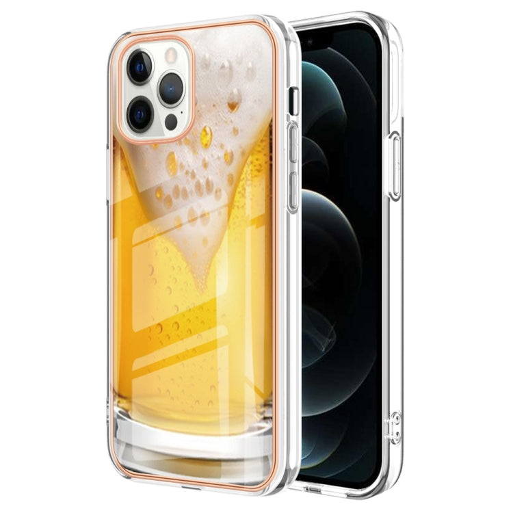 Electroplating Marble Dual-side IMD Phone Case, For iPhone 13 mini, For iPhone 12 / 12 Pro, For iPhone 12 Pro Max, For iPhone 11 Pro Max