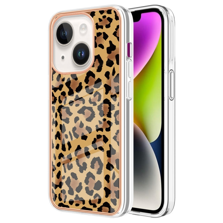 Electroplating Marble Dual-side IMD Phone Case, For iPhone 15 Pro Max, For iPhone 15 Pro, For iPhone 15 Plus, For iPhone 15