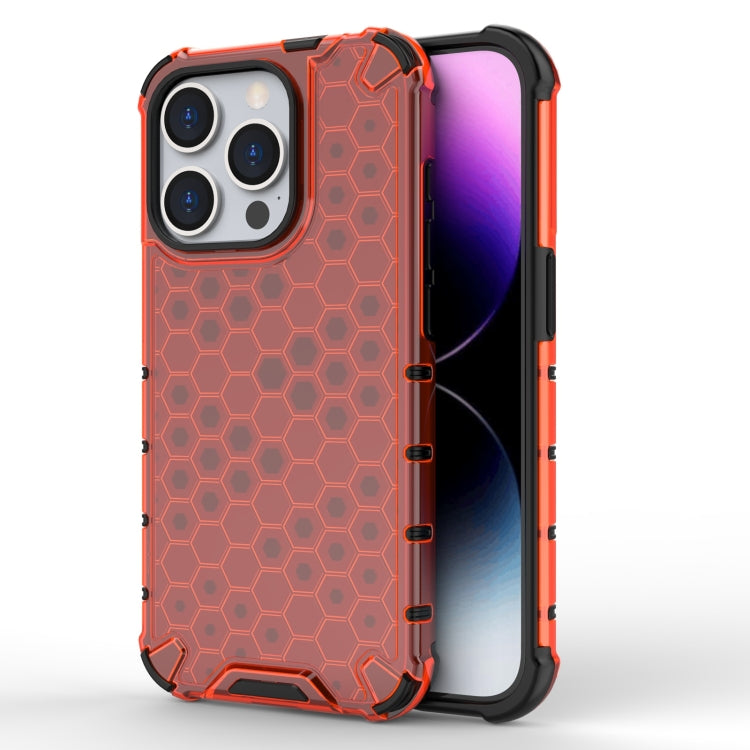 Honeycomb Shockproof Phone Case, For iPhone 15 Pro, For iPhone 15