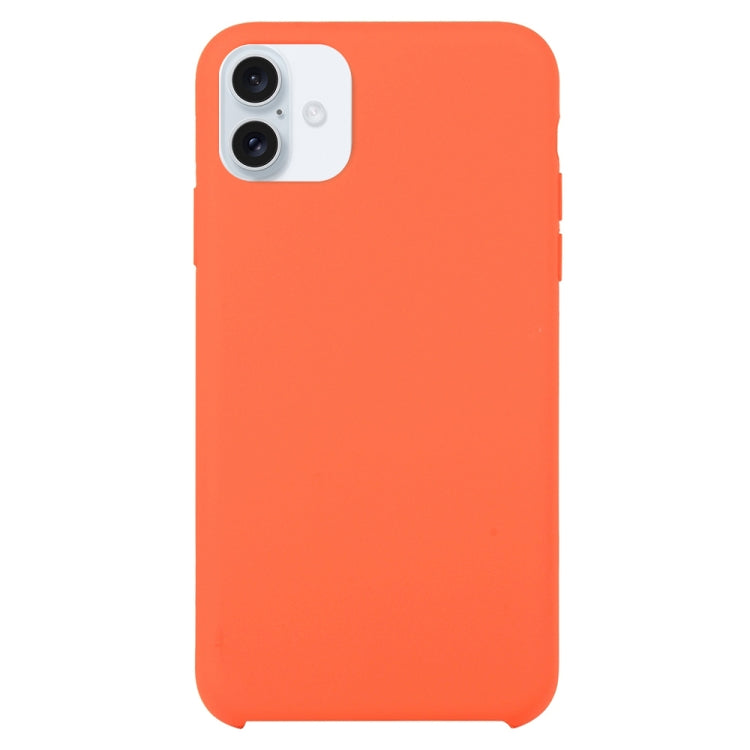 Solid Silicone Phone Case, For iPhone 16 Plus, For iPhone 16