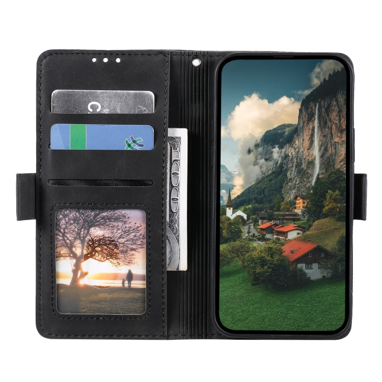 Retro Splicing Horizontal Flip Leather Phone Case, For iPhone 15 Plus, For iPhone 15