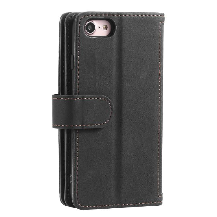 Nine Card Zipper Bag Leather Phone Case with Lanyard, For iPhone 16e, For iPhone 16 Pro Max, For iPhone 16 Pro, For iPhone 16 Plus, For iPhone 16, For iPhone 15 Pro Max, For iPhone 15 Pro, For iPhone 15 Plus