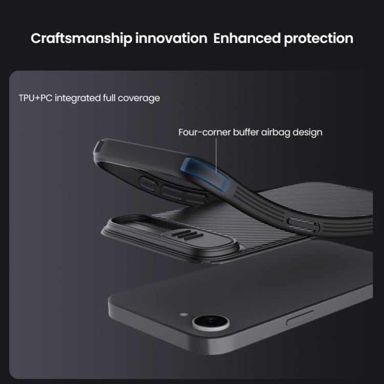 NILLKIN CamShield Pro PC Phone Case, For iPhone 16e, For iPhone 16 Plus, For iPhone 16, For iPhone 15 Pro Max, For iPhone 15 Plus, For iPhone 15