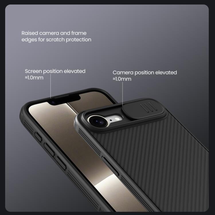 NILLKIN CamShield Pro PC Phone Case, For iPhone 16e, For iPhone 16 Plus, For iPhone 16, For iPhone 15 Pro Max, For iPhone 15 Plus, For iPhone 15