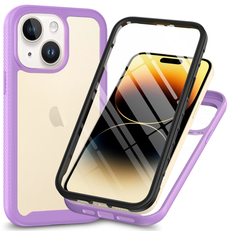 Starry Sky Solid Color Series PC + TPU Phone Case with PET Film, For iPhone 15 Pro, For iPhone 15 Plus, For iPhone 15