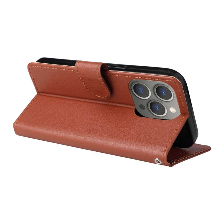 Multifunctional Horizontal Flip Leather Phone Case with Three Card Slots, For iPhone 15 Pro, For iPhone 15 Plus, For iPhone 15