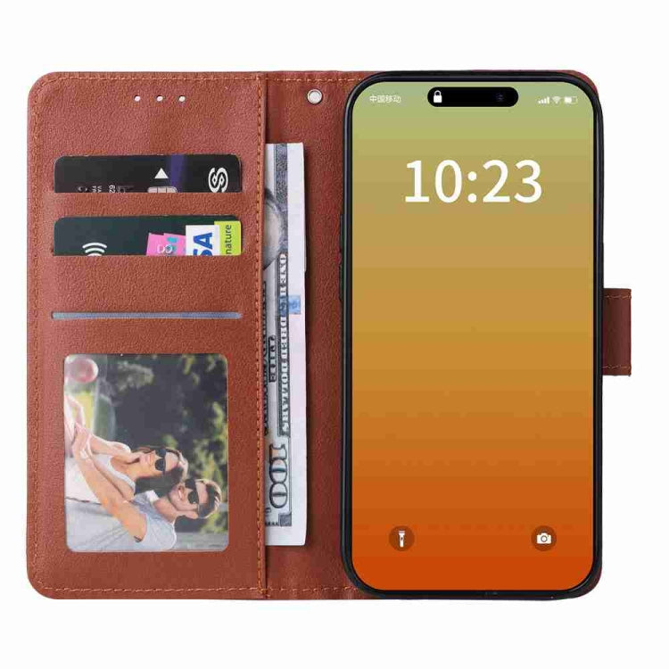 Multifunctional Horizontal Flip Leather Phone Case with Three Card Slots, For iPhone 15 Pro, For iPhone 15 Plus, For iPhone 15