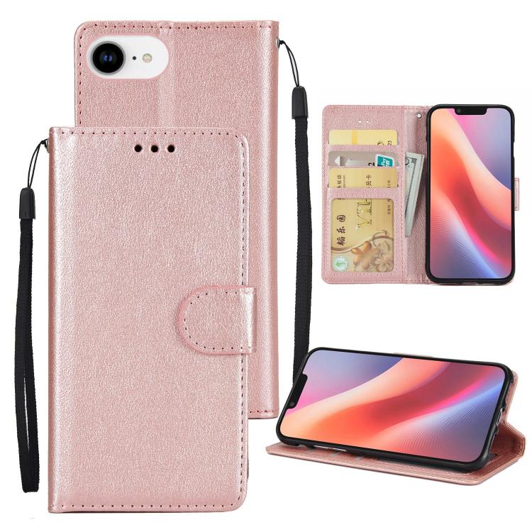 Multifunctional Horizontal Flip Leather Phone Case with Three Card Slots, For iPhone 16e, For iPhone 16 Pro Max, For iPhone 16 Pro, For iPhone 16 Plus, For iPhone 16, For iPhone 15 Pro Max