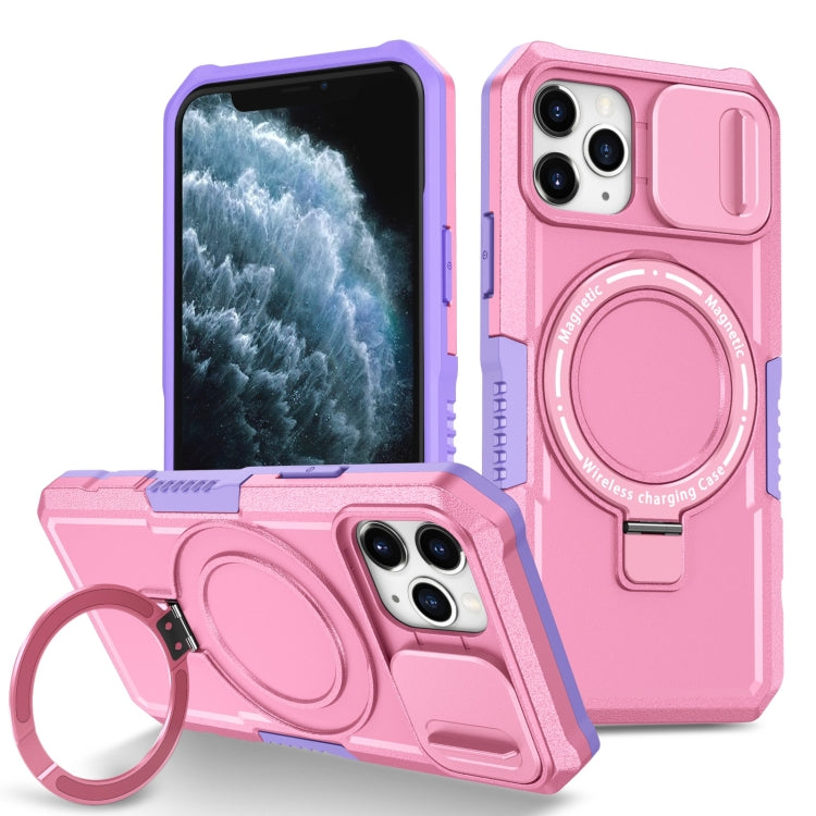 Sliding Camshield MagSafe Holder TPU Hybrid PC Phone Case, For iPhone 11 Pro Max, For iPhone 11, For iPhone 11 Pro