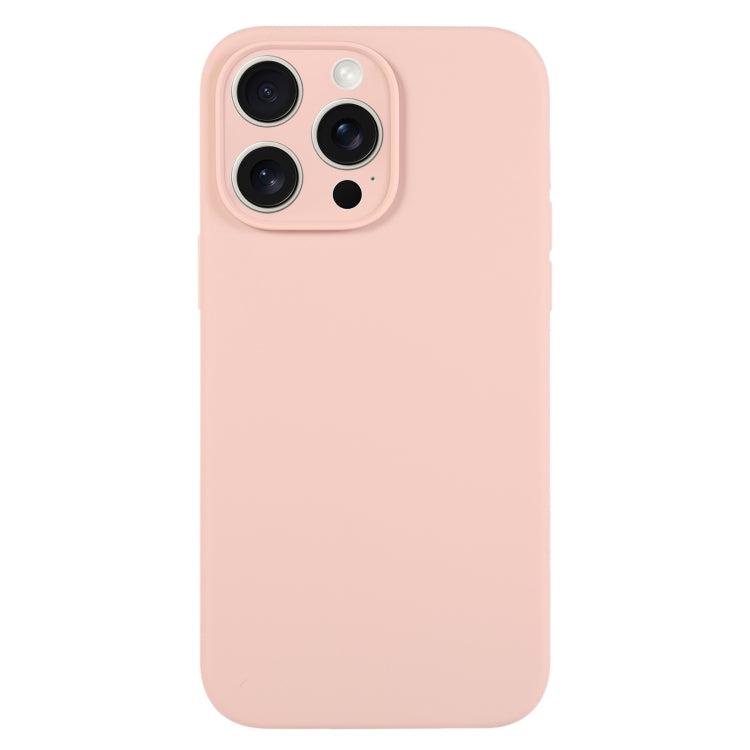 Pure Color Liquid Silicone Fine Pore Phone Case, For iPhone 15 Pro Max