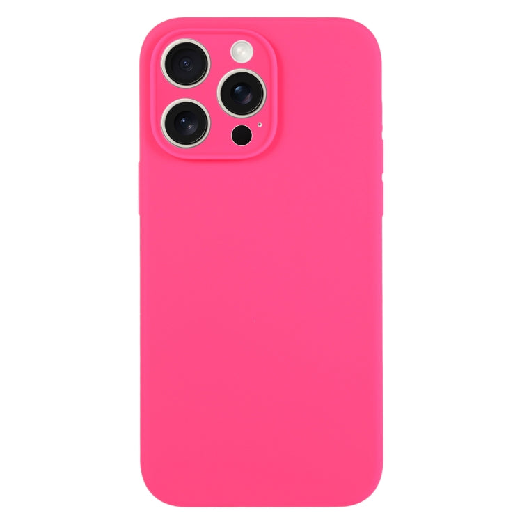 Pure Color Liquid Silicone Fine Pore Phone Case, For iPhone 15 Pro Max