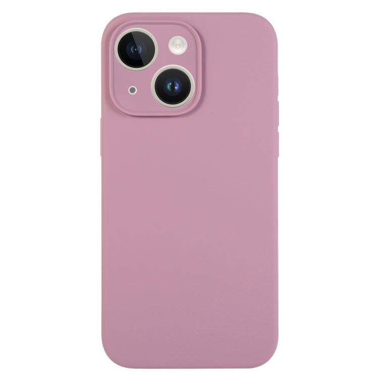 Pure Color Liquid Silicone Fine Pore Phone Case, For iPhone 14 Plus