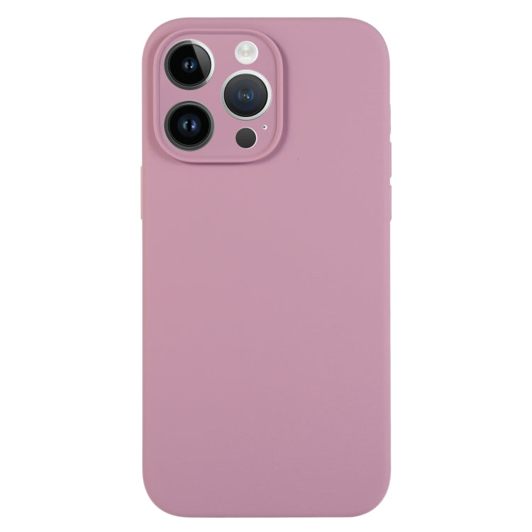 Pure Color Liquid Silicone Fine Pore Phone Case, For iPhone 14 Pro