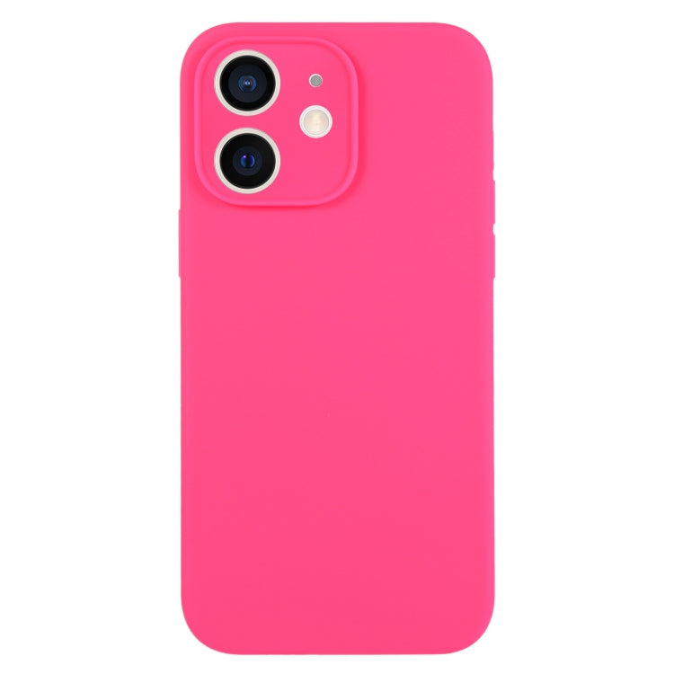 Pure Color Liquid Silicone Fine Pore Phone Case, For iPhone 12