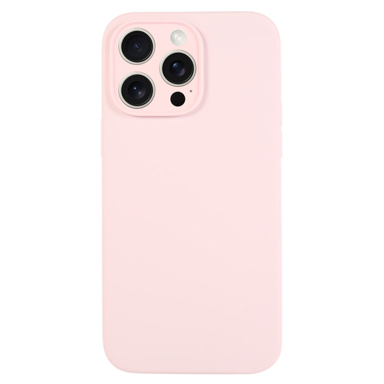 Pure Color Liquid Silicone Fine Pore Phone Case, For iPhone 16 Pro Max