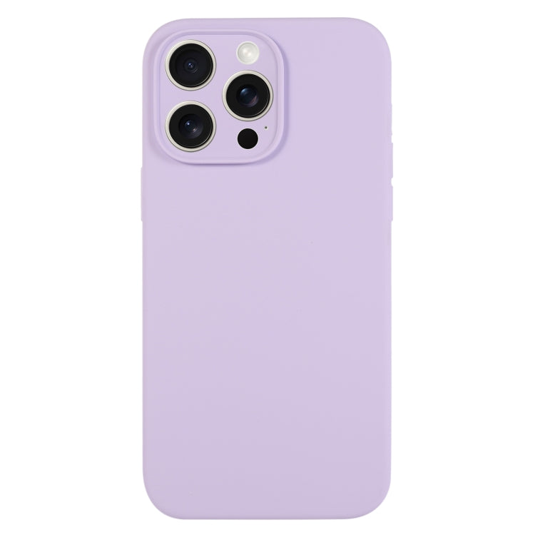 Pure Color Liquid Silicone Fine Pore Phone Case, For iPhone 16 Pro Max