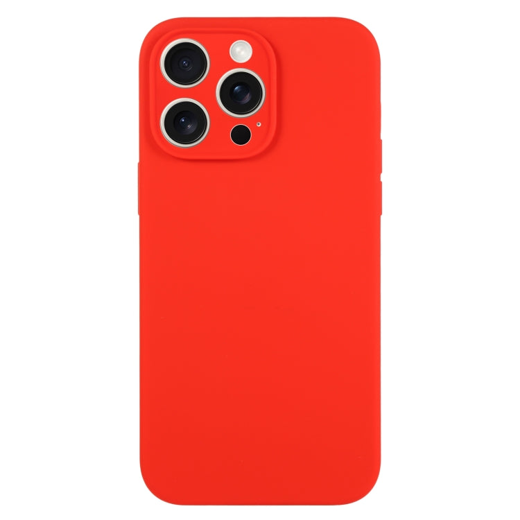 Pure Color Liquid Silicone Fine Pore Phone Case, For iPhone 16 Pro Max