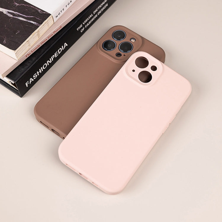 Pure Color Liquid Silicone Fine Pore Phone Case, For iPhone 12