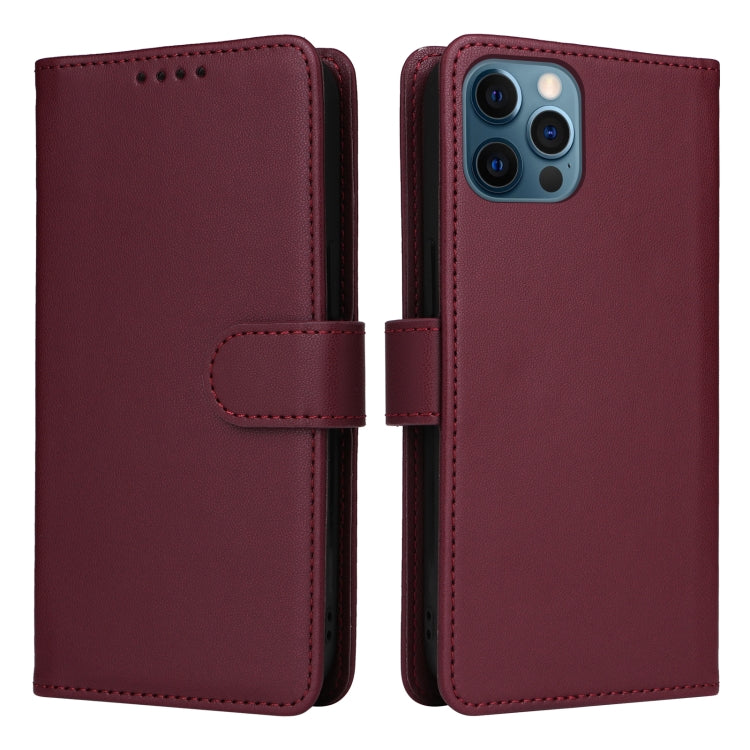 BETOPNICE BN-005 2 in 1 Detachable Imitate Genuine Leather Phone Case, For iPhone 13 Pro Max, For iPhone 13 Pro, For iPhone 13 mini, For iPhone 12 Pro / 12, For iPhone 12 Pro Max, For iPhone 12 mini