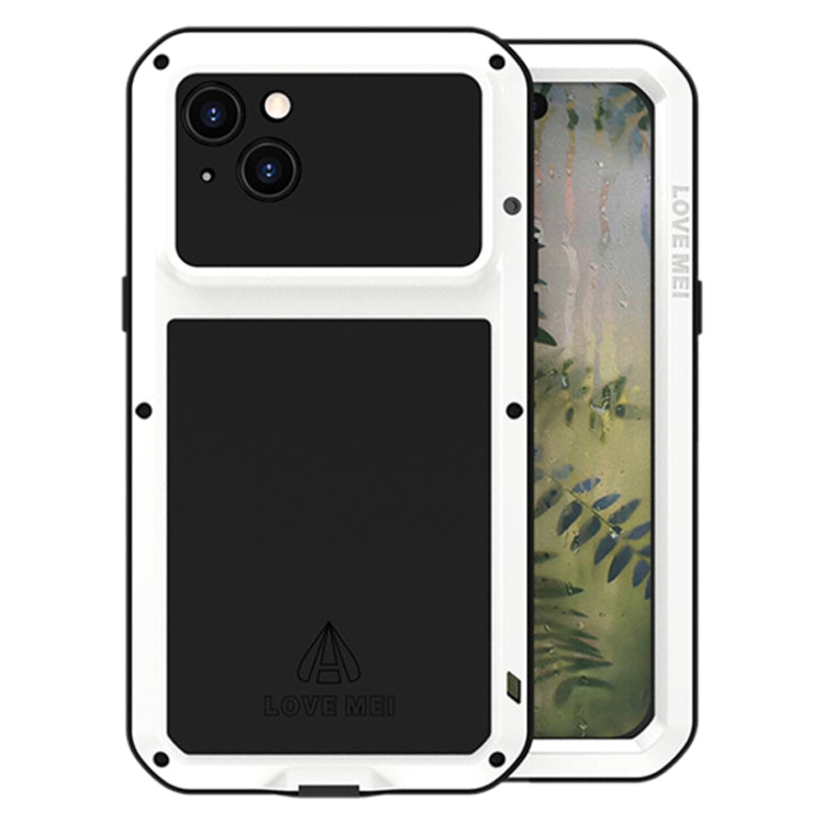 LOVE MEI Metal Shockproof Life Waterproof Dustproof Phone Case, For iPhone 15 Plus, For iPhone 15