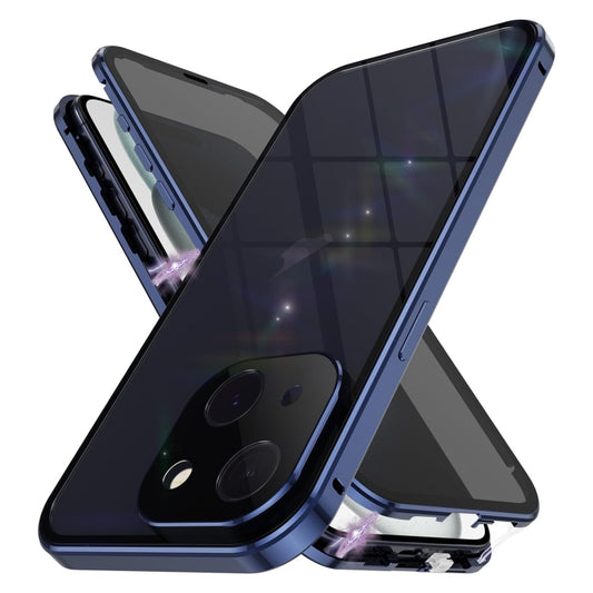 Anti-peeping Magnetic Double-sided Tempered Glass Phone Case, For iPhone 15 Plus, For iPhone 15