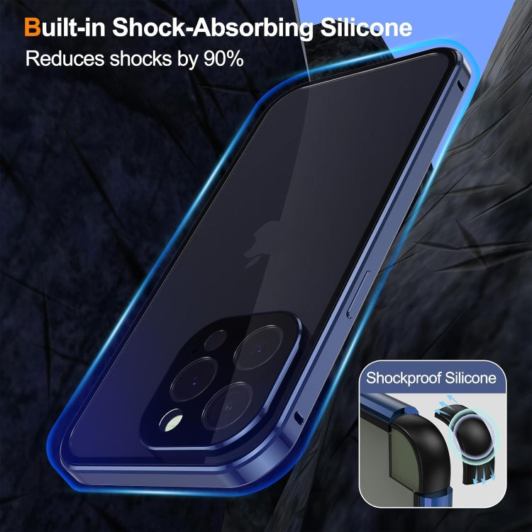 Anti-peeping Magnetic Double-sided Tempered Glass Phone Case, For iPhone 16 Pro Max, For iPhone 16 Pro, For iPhone 16 Plus, For iPhone 16, For iPhone 15 Pro Max, For iPhone 15 Pro