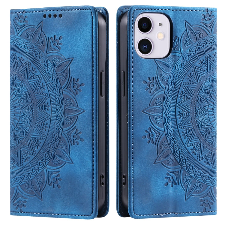 Totem Embossed Magnetic Leather Phone Case, For iPhone 12 mini, For iPhone 11 Pro Max, For iPhone 11, For iPhone 11 Pro, For iPhone XS / S