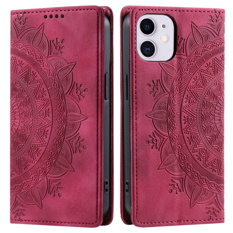 Totem Embossed Magnetic Leather Phone Case, For iPhone 12 mini, For iPhone 11 Pro Max, For iPhone 11, For iPhone 11 Pro, For iPhone XS / S