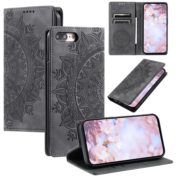 Totem Embossed Magnetic Leather Phone Case, For iPhone XR, For iPhone XS Max, For iPhone 8 Plus / 7 Plus