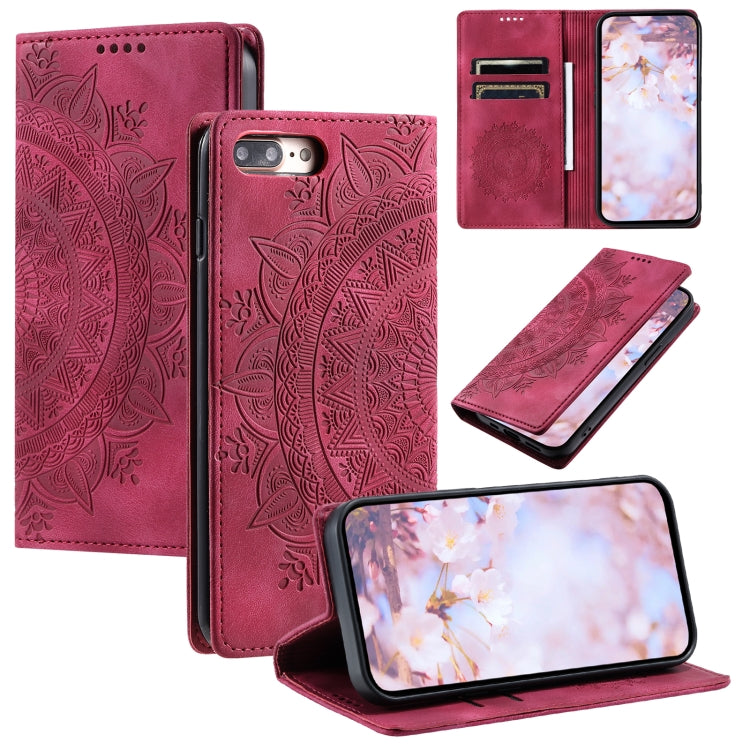 Totem Embossed Magnetic Leather Phone Case, For iPhone XR, For iPhone XS Max, For iPhone 8 Plus / 7 Plus