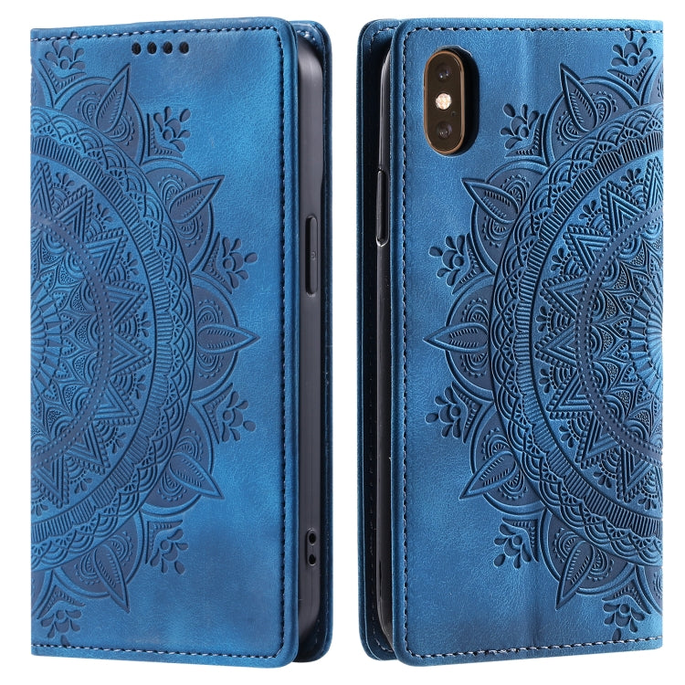 Totem Embossed Magnetic Leather Phone Case, For iPhone 12 mini, For iPhone 11 Pro Max, For iPhone 11, For iPhone 11 Pro, For iPhone XS / S