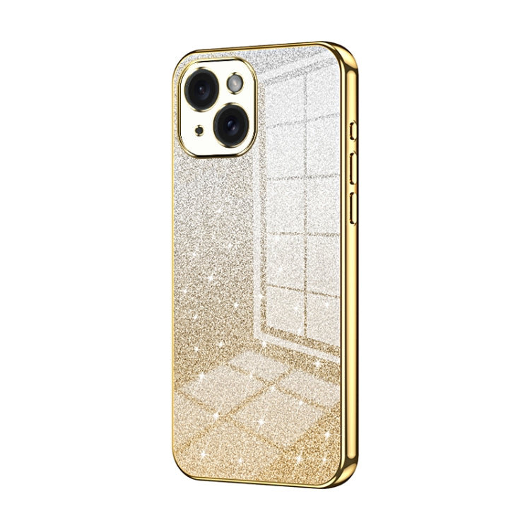 Gradient Glitter Powder Electroplated Phone Case, For iPhone 15 Pro Max, For iPhone 15 Pro, For iPhone 15 Plus, For iPhone 15