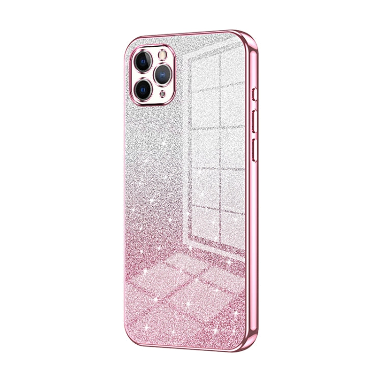 Gradient Glitter Powder Electroplated Phone Case, For iPhone 12, For iPhone 12 Pro Max, For iPhone 12 Pro, For iPhone 11 Pro Max