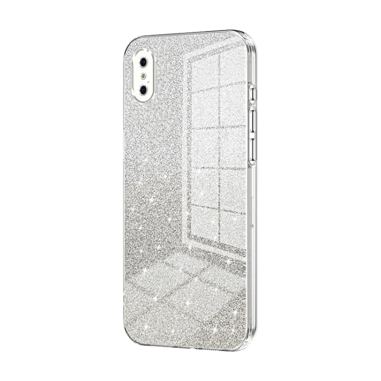 Gradient Glitter Powder Electroplated Phone Case, For iPhone 11, For iPhone 11 Pro, For iPhone X / XS, For iPhone XR