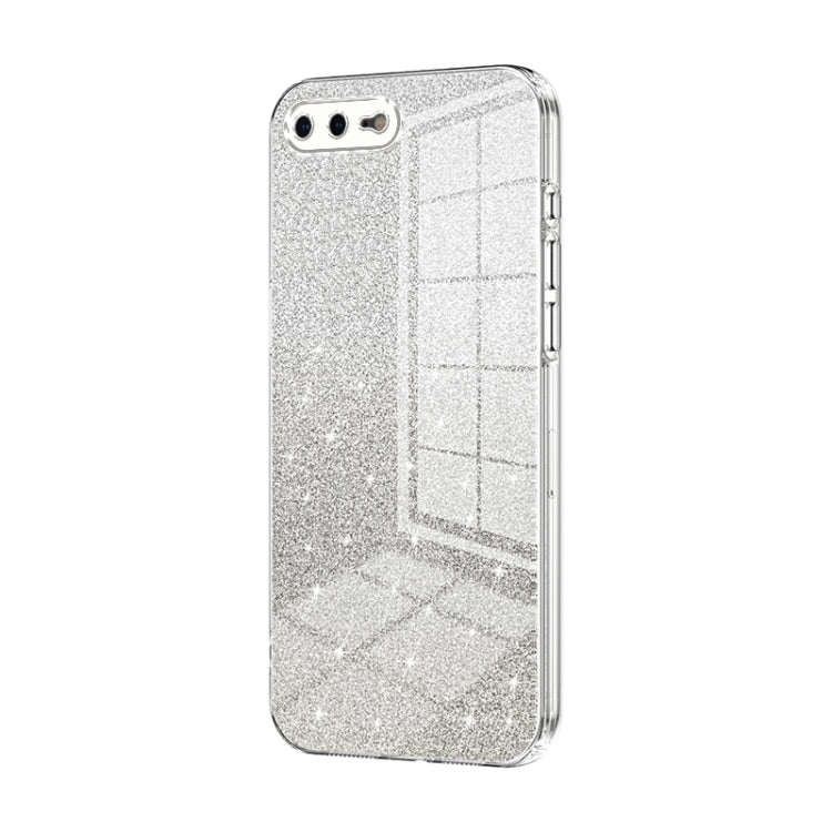 Gradient Glitter Powder Electroplated Phone Case, For iPhone XS Max, For iPhone 8 Plus / 7 Plus