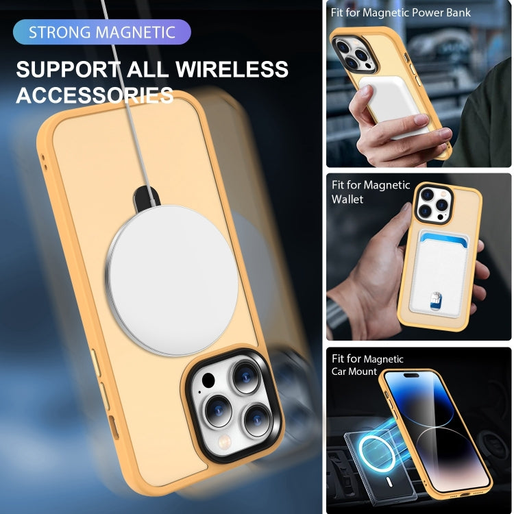 Skin-feel MagSafe Holder PC Hybrid TPU Phone Case, For iPhone 16 Pro Max, For iPhone 16 Pro, For iPhone 16 Plus, For iPhone 16