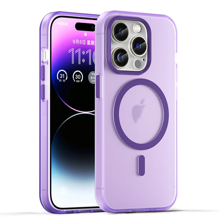 MagSafe Frosted Translucent TPU + PC Full Coverage Phone Case, For iPhone 14 Plus, For iPhone 14, For iPhone 14 Pro