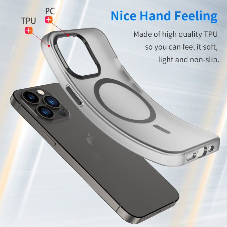 MagSafe Frosted Translucent TPU + PC Full Coverage Phone Case, For iPhone 13 Pro, For iPhone 13, For iPhone 12