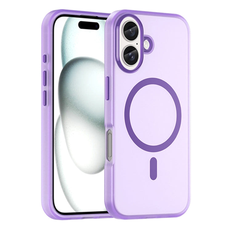 MagSafe Frosted Translucent TPU + PC Full Coverage Phone Case, For iPhone 16 Pro Max, For iPhone 16 Pro, For iPhone 16 Plus