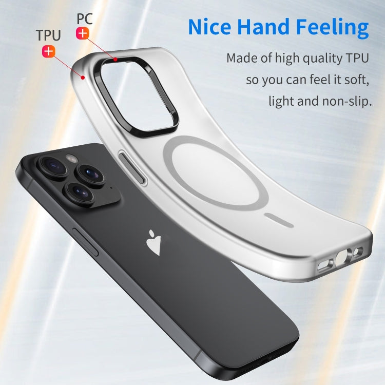 MagSafe Frosted Translucent TPU + PC Full Coverage Phone Case, For iPhone 16 Pro Max, For iPhone 16 Pro, For iPhone 16 Plus